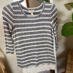 LOFT 3/4 length sleeve sweater